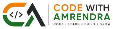 Code With Amrendra Logo